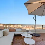 Apartment The Rooftop - Jacuzzi - Sea - 180 Terrace - Parking Antibes