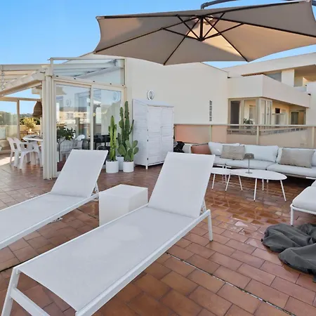 The Rooftop - Jacuzzi - Sea - 180 Terrace - Parking 昂蒂布